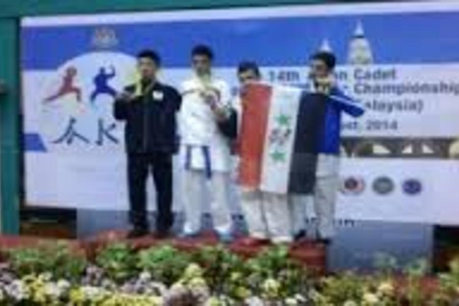 Siria cosecha medallas en el 14 Campeonato Asiático de Karate