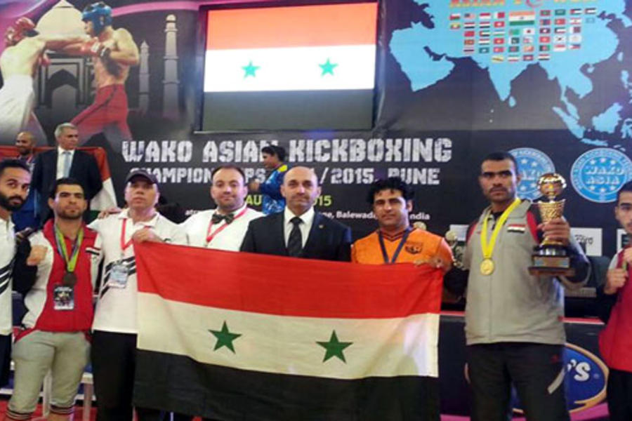 Siria obtiene 7 medallas en Kickboxing