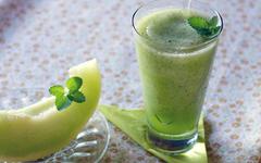 Batido de melón y menta