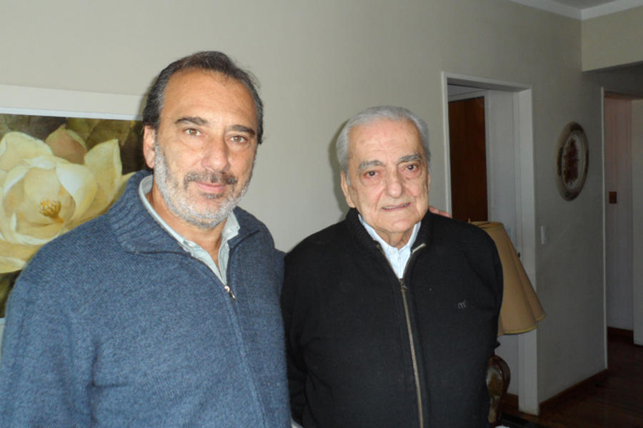 Dr. José Habib y su hijo el Dr. Miguel Habib