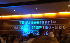 El Club Sirio de Rosario celebró su 70º Aniversario 