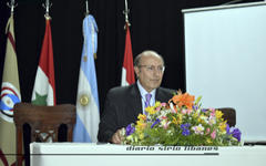 Presidente de la SSL de Tucumán, Alberto Asfoura, durante la apertura del Encuentro.