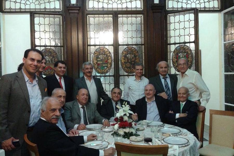 Visita del presidente del Club Sirio Libanés de San Rafael 